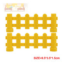 Large Building Block Assembly Accessories DIY Roof Wall Guardrail House City Farm Playground Series Set Gift Toys for Children