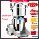 Parts Free Big Capacity 800G 3000W Herb Grinder Coffee Machine Grain Spices Mill Medicine Wheat Mixer Dry Food Grinder