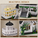 Magic House Building Set Home Decor with LED Light,Owens House Blocks Model Room Decoration Gift for Adults (1877PCS)