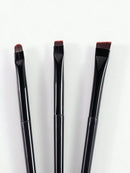 3pcs Makeup Brush Set, Including Angled Eyeliner Brush, Eyebrow Brush, And Ultra-Fine Eyeshadow Brush, Makeup Brush Set, Makeup Brush Kit, Makeup Brush Set, Full Makeup Brushes, Makeup Brush Set, Complete Makeup Tools, Makeup