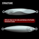 Metal Jig Lure 20g 30g 40g Spinner 3D Eye Popper Sinking Pencil Spinning Fishing Tackle Hook Swimbait Pesca Spinnerbait Bait