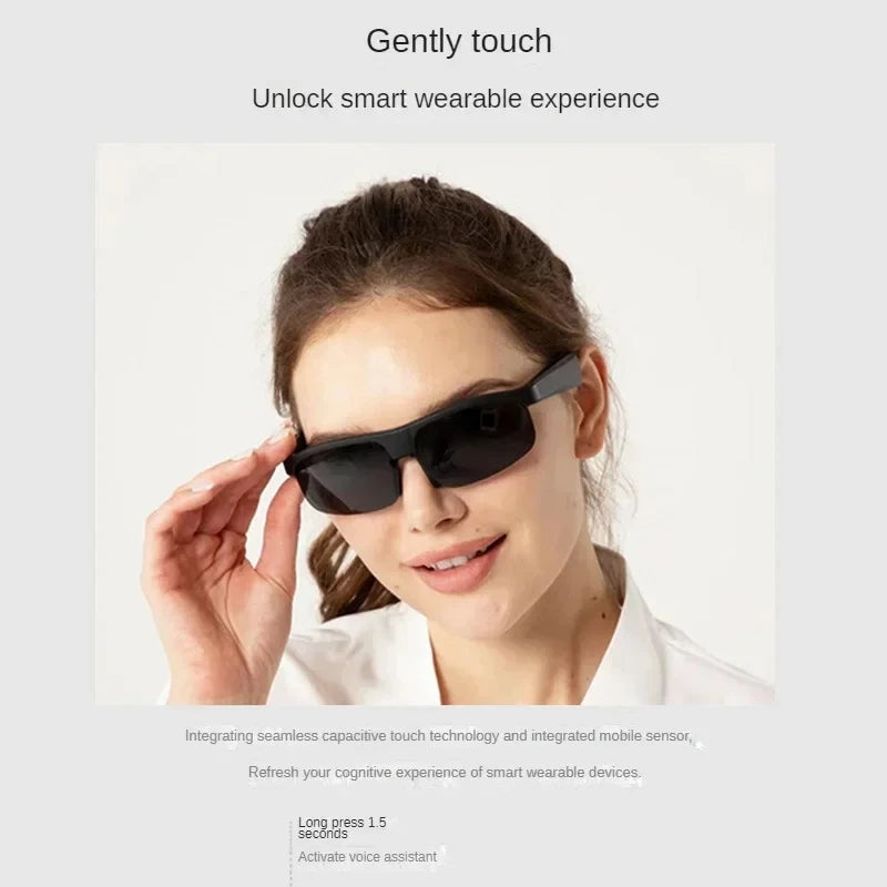 M6PRO Bluetooth Intelligent Glasses Technology Audio Call Long Range Earphone Sunglasses for Sports Driving Music Earbud Headset