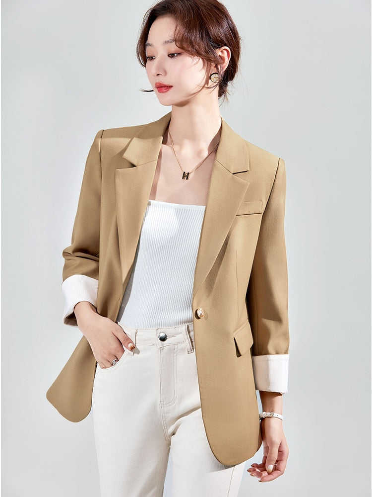 HIGH QUALITY Fashion 2020 Design Blazer Jacket Women&