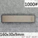 Widened diamond sharpening stone compatible with fixed-angle sharpener for kitchen knives and outdoor tools, portable sharpening