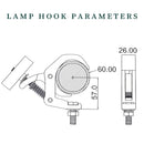 10Pcs/Lots Durable Heavy Duty Hooks 150kg 40-60mm  Alumimun Alloy Clamp Bracket Stage Stage Light Hook Light Clamp Holder Truss
