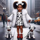 Huacan New Arrivals 2024 Diamond Painting Portrait Girl Diy Mosaic Dog Complete Kit Art Gift Wall Decor Picture Of Rhinestones