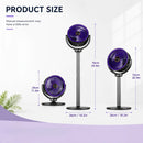 3-in-1 Modern Air Circulator Fan 5 Speeds 4 Heights Quiet Portable Pedestal Stand Fan USB-C for Home Bedroom Office RV Camping