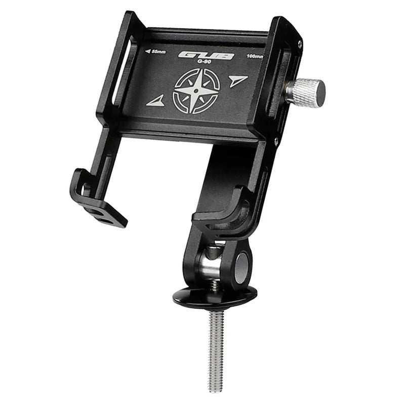 GUB Bike Cellphone Holder Aluminum Alloy Bike Mobile Phone Holder Bracket Adjustable Centered Installation Cycling Accessories