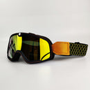 Retro Motorradbrille Skibrille Motocross Sonnenbrille Weitwinkel MTB ATV Brille Cafe Racer Chopper Radsport Rennsport