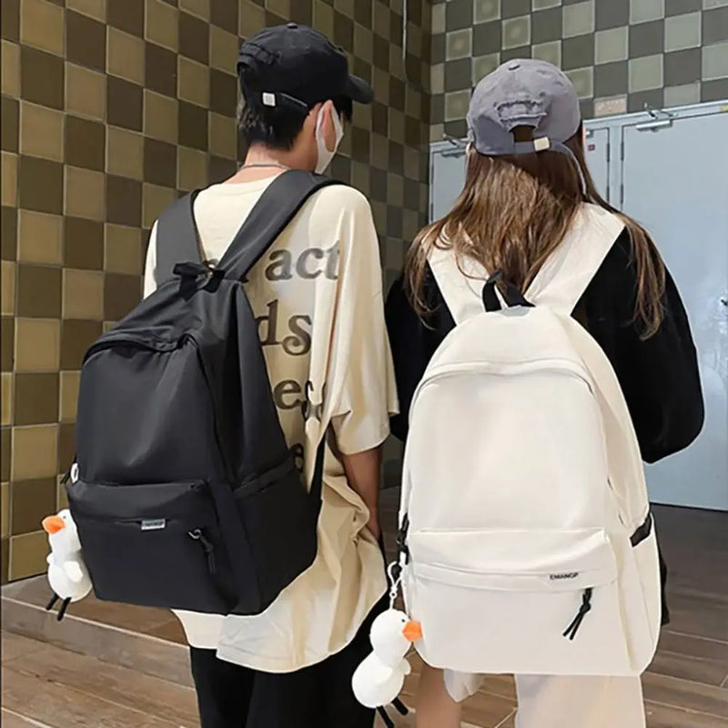 Creative Teenage School Bag Nylon Waterproof Book Bag Large Capacity Backpack Fashion Students School Bag Boys Girls Backbag