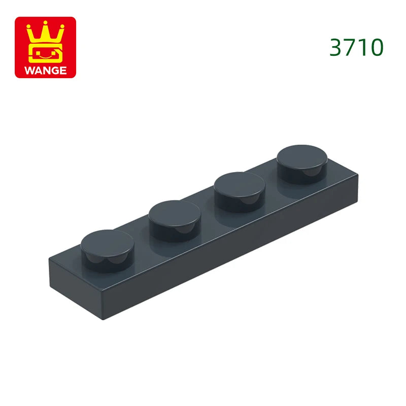 Wange 149Pcs/Lot 3710 1x4 Basic Building Block Moc Components Parts Compatible with Bricks DIY Children Assembly Toy Gift Box