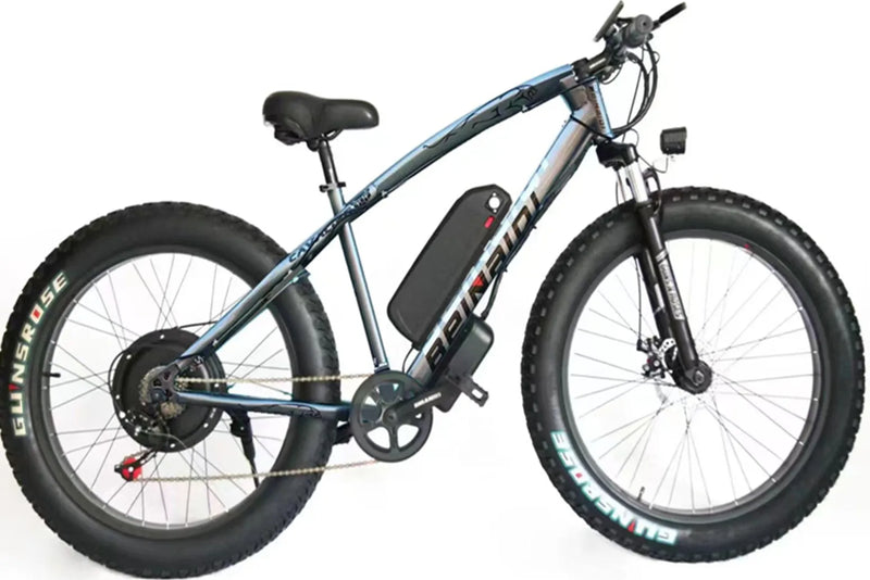 2000w Fatbike Electric Bicycle 1000w 2000w Snow Bike 48v 17Ah Street Mountain Bike Men's Fatbike Electric Bicycle