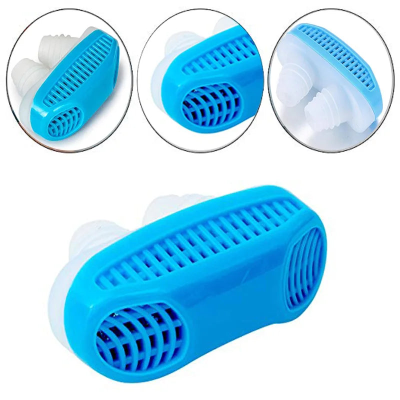 2 In 1 Anti Snoring Amp Air Purifier Relieve Nasal Congestion Snoring Device Ventilation Anti-snoring Anti Snore Nose Clip