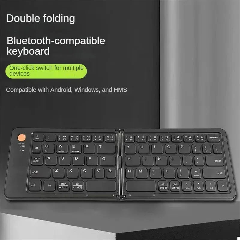 Bluetooth Keyboard Wireless Keyboard Folding Keyboard Portable Foldable Mini Keyboard For Windows Android IOS Laptop Tablet