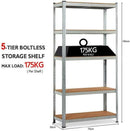 Cheapest - Heavy Duty Metal Shelving Racking Unit DIY Halloween Christmas Gift For Garage Workshop Warehouse Shed Storag