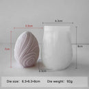 Easter Day Gift Egg Candle Making Silicone Mold Festival Embossed Butterfly Eggs Resin Epoxy Mould Sunflower Rose Soap Wax Tools