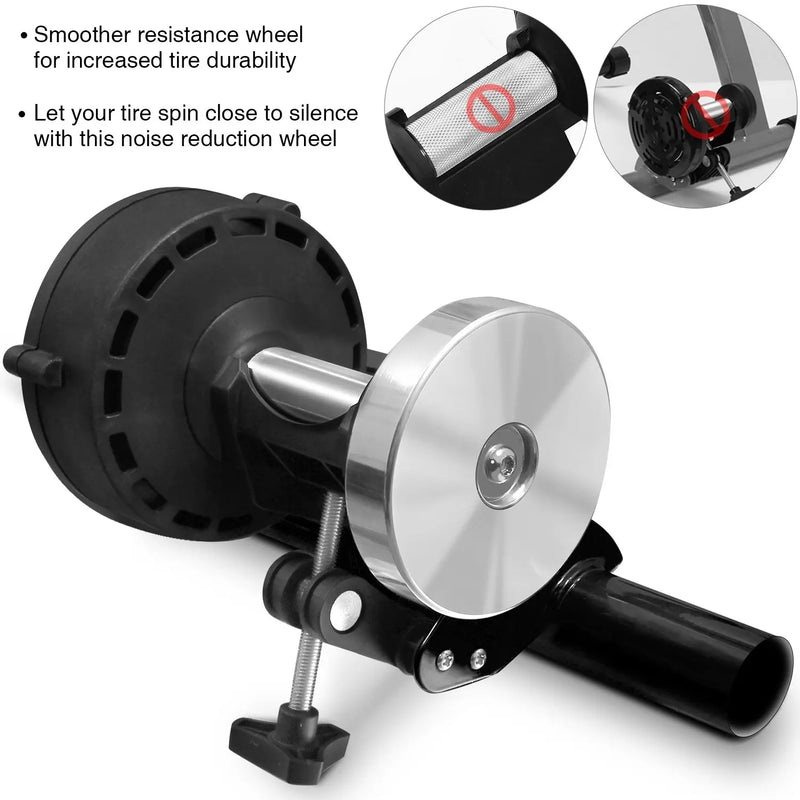 Sportneer Magnetic Stationary Bike Stand 6 Level Resistance Adjustable for Indoor Riding Bike Trainer for 26-28" & 700C Wheels