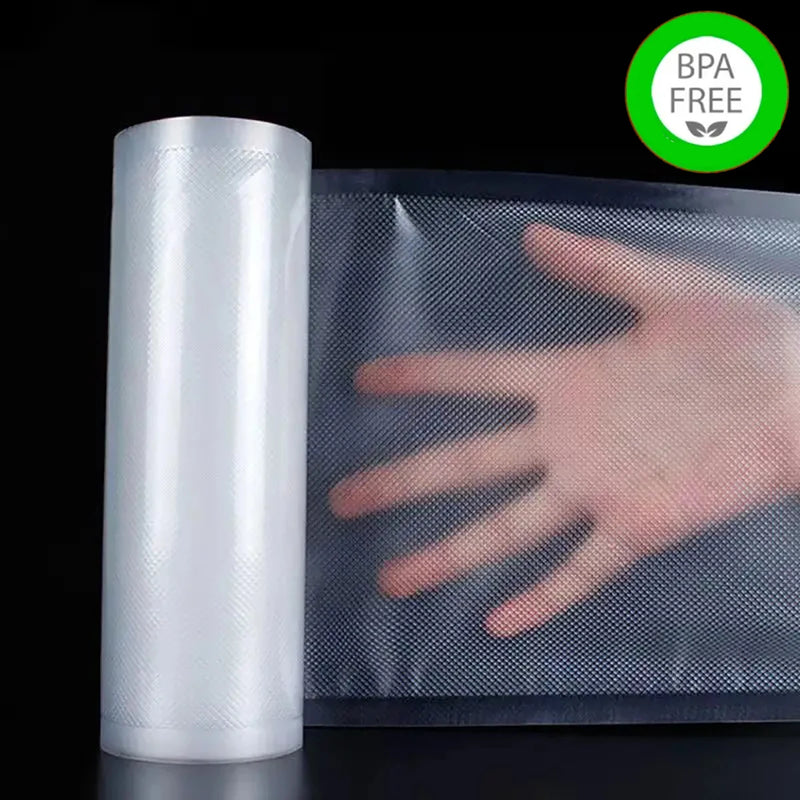 Single Roll Length 500cm, Textured Roll Bag, Vacuum Compression Bag, Single-sided Mesh Food Vacuum Packaging Roll Bag