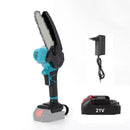 The Arboreal Edge | 6-Inch Cordless Mini Chainsaw with 21V Li-Ion Power System