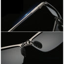 Photochrome Sonnenbrille Herren Polarisiert Fahren Chamäleon Gläser Männlich Farbwechsel Sonnenbrille Tag Nachtsicht Fahrer Brille