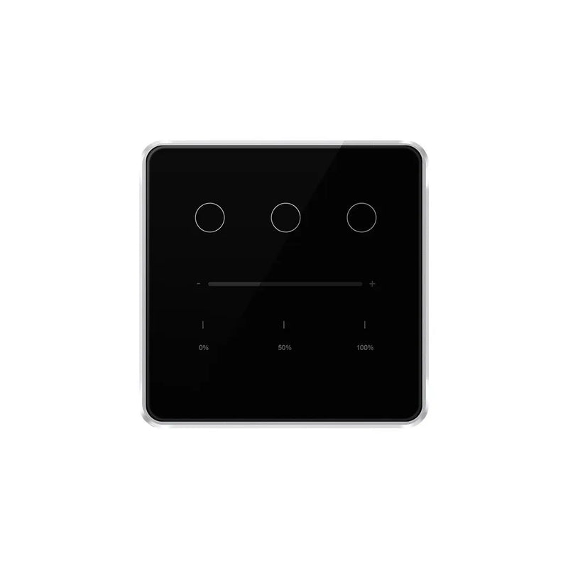 Zemismart Zigbee EU US Dimmer Light Switch 3 Gang With Neutral Interruptor Work with Tuya Alexa Google Home Smart Life App