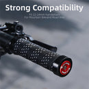 WEST BIKING 1 Pair Mountain Road Bike Handlebar End Plugs Aluminum Alloy Handle Bar End Caps for 22-24mm MTB Bicycle Grip Cover