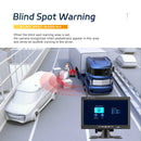 LeeKooLuu Kabellose Dual-Rückfahrkameras und 7-Zoll-IPS-Auto-Monitor IR-Nachtsicht-Rückfahrkamera für Wohnmobil, LKW, Anhänger, Bus