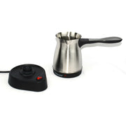 The Levant Artisan | 600W Stainless Steel Electric Turkish Coffee Maker & Precision Cezve (500ml)