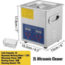 VEVOR Ultrasonic Cleaner Ultrasound Cleaner Portable Ultrasound cleaning Machine Multifunction 1.3L-30L Diswasher Home Appliance