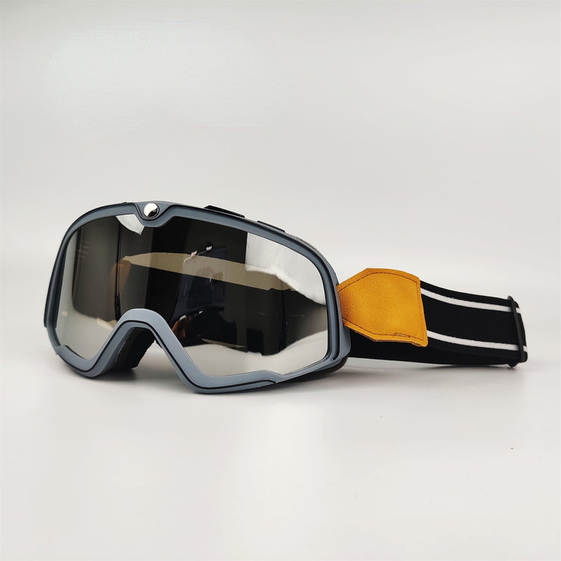 Retro Motorcycle Goggles Ski Glasses Motocross Sunglasses Wide Vision MTB ATV Goggles Cafe Racer Chopper Cycling Racing