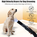 VickyHome Pet Dog Cat Grooming Hairdryers Professional 2800W Variable Speed Powerful Efficient Hair Fur Blower Dryer,3 Nozzles