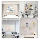 6/12PCS DIY Wall Decorative High Density Innovative Equilateral Cork Board Postcard Cork Board Bulletin Message Pin Board Bulletin Board For Home Decor Office School Decor