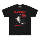 Black Flag T-Shirt Damaged 80S Hardcore Punk Band SST Husker Du Bad Brains Band Summer Short Sleeves Cotton Tee Men's Shirt