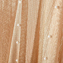 Women Sun Protection Shawl Lady Summer Hollow Out Cardigan Holiday Bikini Blouse Breathable Beach Cape Sexy Tippet with Pearls