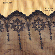 The Lace Cathedral | 5-Yard Gold-Thread Cross Lace Runner, 26.5 cm