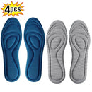 2 Pairs Memory Foam Orthopedic Insoles for Shoes Antibacterial Deodorization Sweat Absorption Insert Sport Shoes Running Pads