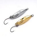 OUTKIT Mini Fishing Lure 2.5g3.5g Spoon Metal Lures Spinner bait Minnow Small Fish Single Hook jig Stream Trout Baits Pesca Hot