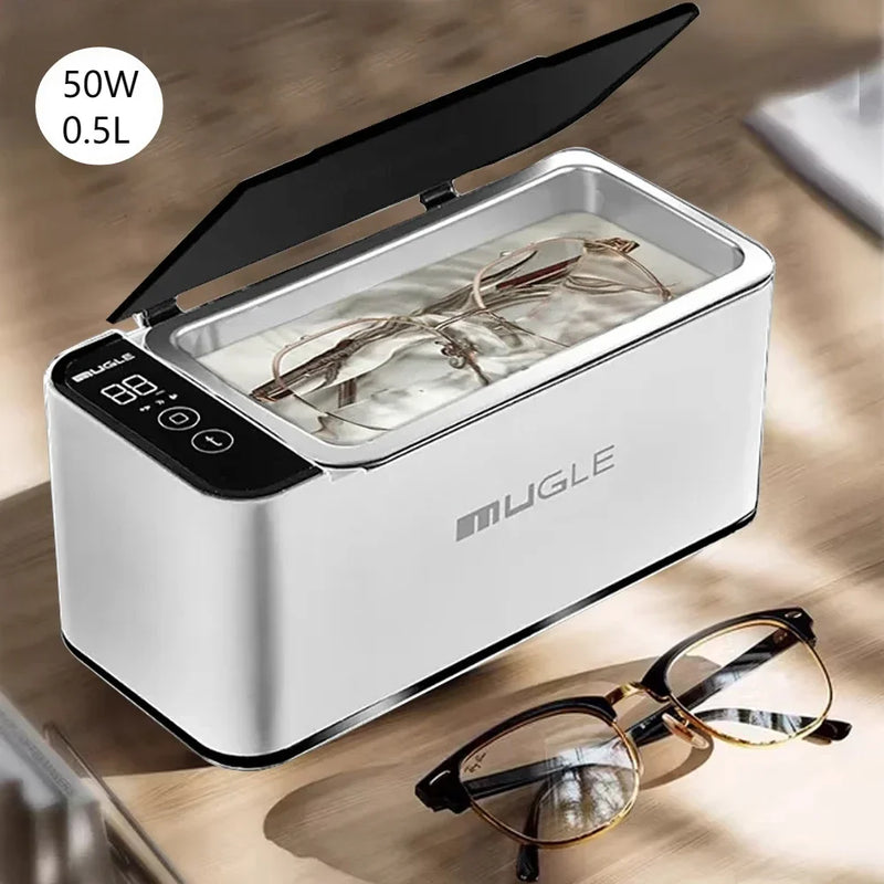 Powerful 50W Ultrasonic Cleaner Glasses Cleaner High Frequency Ultrasound Washing Cleanser Bath for Jewelry Cleaning Machine