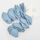 New Bohemia Handmade Four Denim Liner Flower Drop Earrings for Women Statement Earring