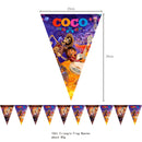 Coco Theme Paper Cup Bag Plate Tablecloth Straw Blowout Balloon Banner Cake Topper Card Show Party Decoration Supply Favor Gift
