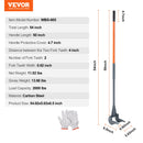 SucceBuy Pallet Pry Bar Buster Carbon Steel Heavy Duty Deck Wrecker Demolition Wood Pallet ToolBreaker for EfficientBoardRemoval