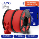JAYO 2 Rolls 3D High Speed Matte PETG/PETG Filament 1.75mm 600mm/s Print Range High Flow Speedy PETG 3D Printer Filament for 3D