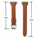 Slim Leather Strap For Apple Watch bands 45mm 44mm 40mm 41mm 42mm 38mm Ultra 2 49mm 44 mm Bracelet apple watch 8 9 8 7 se 5 4 6