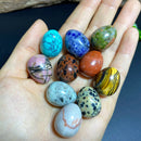 EG1-7 Yoni Egg Healing Crystal Stone Natural Gems Chakra Yoga Reiki Energy Quartz Mineral Specimen Easter Gifts Home Decor