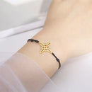 Witch Knot Charm Bracelet for Women Men Stainless Steel Chain Bracelets Witchcraft Amulet Paganism Jewelry Mothers Day Gift