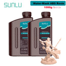 SUNLU 2KG Water Washable / Water Washable ABS Resin Resin 1000G/Bottle 405nm Rapid UV-Curing Photopolymer Resin For LCD 3D Print