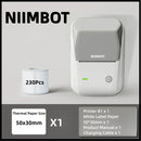 Niimbot B1 English Label Printer Portable Handheld Thermal Printer Mini Barcode QR Code Sticker Paper Color Rolls Maker Cable