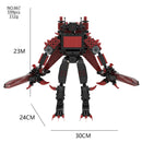 New Space Flying Saucer Skibidi Toilet Builing Blocks Camerman Titan TV Man Bricks DIY Figure Moddel Toys For Kids Birthday Gift