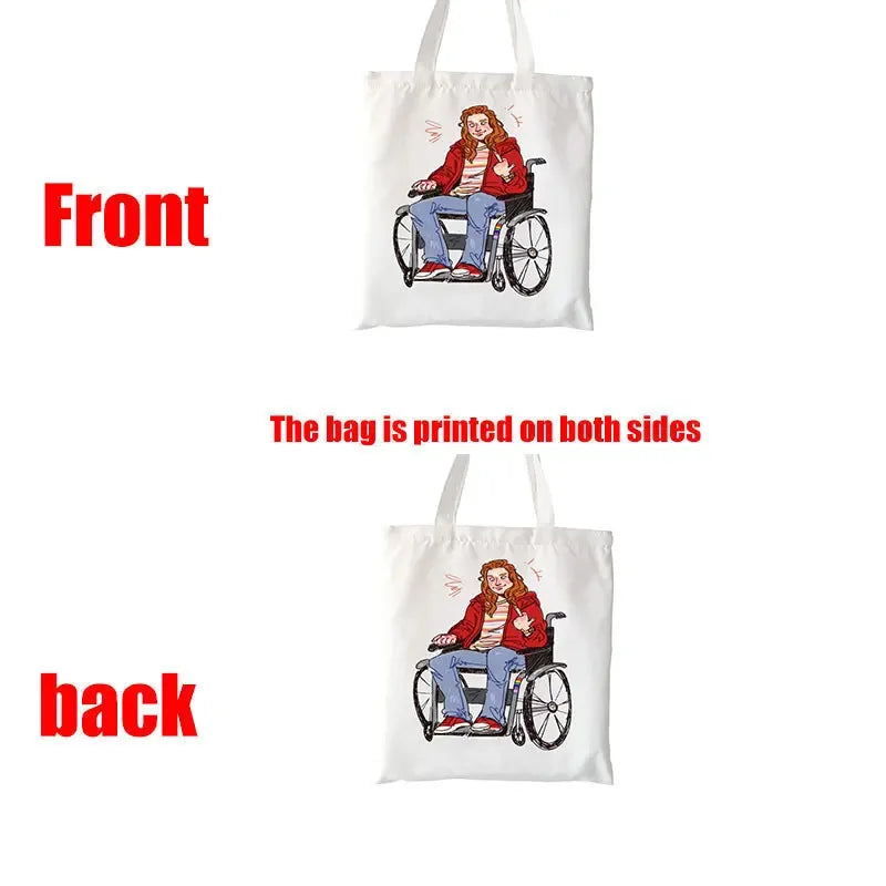 Trendy Custom Name Makeup Bag Floral Tote Bag Women Shopper Supermarket Handbag Brand Design Canvas Side Bag for Ladies