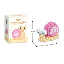 Parrot Puzzle Assembly Building Blocks Toys Animal Series 3D Model Micro Mini Diamond Brick Children Toy Pig Panda Hamster Snail
